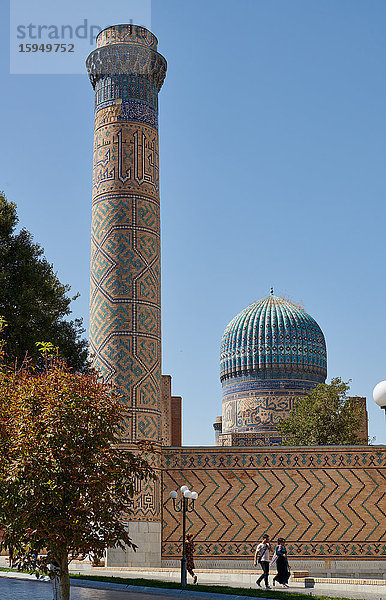 Bibi Khanum Moschee  Samarkand  Usbekistan  Asien