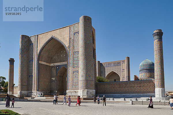 Bibi Khanum Moschee  Samarkand  Usbekistan  Asien