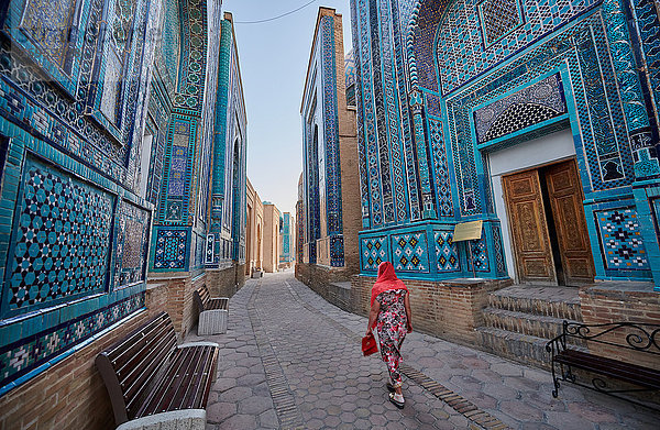 Schad-i Sinda  Samarkand  Usbeskistan  Zentralasien  Asien