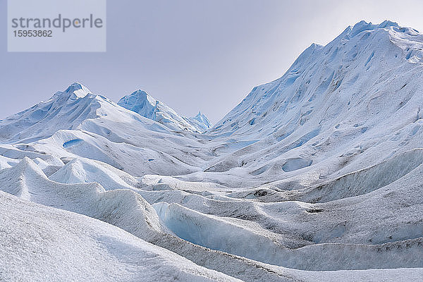 Gletscher Perito Moreno  El Calafate  Nationalpark Los Glaciares  Patagonien  Argentinien