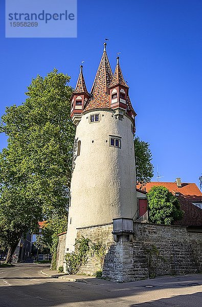 Diebsturm  Insel Lindau  Lindau am Bodensee  Schwaben  Deutschland  Europa