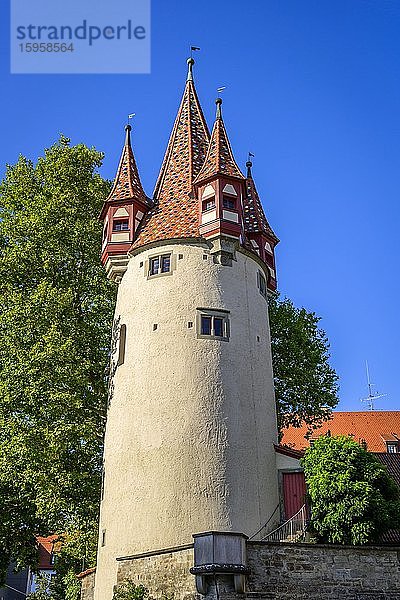 Diebsturm  Insel Lindau  Lindau am Bodensee  Schwaben  Deutschland  Europa