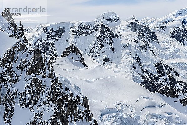 Nordpatagonisches Eisfeld  Luftaufnahme  Nationalpark Laguna San Rafael  Region Aysen  Patagonien  Chile  Südamerika