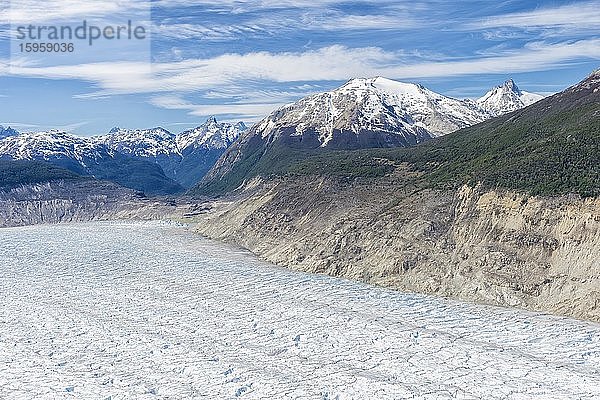 Nordpatagonisches Eisfeld  Luftaufnahme  Nationalpark Laguna San Rafael  Region Aysen  Patagonien  Chile  Südamerika