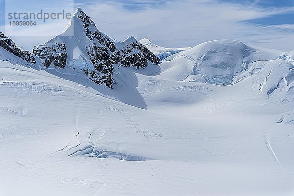 Nordpatagonisches Eisfeld  Luftaufnahme  Nationalpark Laguna San Rafael  Region Aysen  Patagonien  Chile  Südamerika