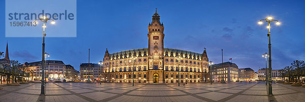 Rathaus  Hamburg  Deutschland  Europa