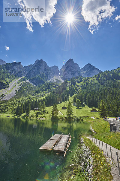 Gosausee und Alpen  Österreich  Europa