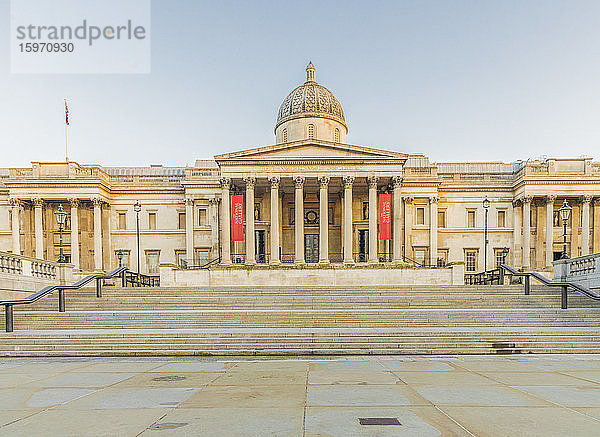 National Gallery  Trafalgar Square  London  England  Vereinigtes Königreich  Europa
