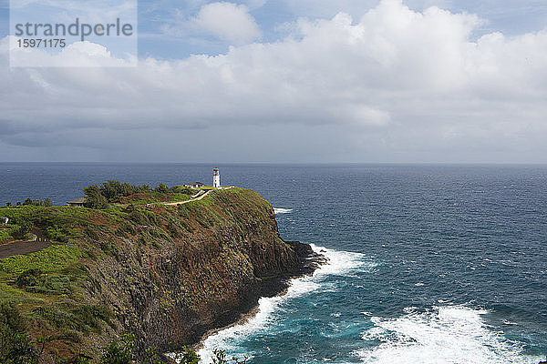 Kilauea-Leuchtturm auf der Insel Kauai  Hawaii  Vereinigte Staaten von Amerika  Nordamerika