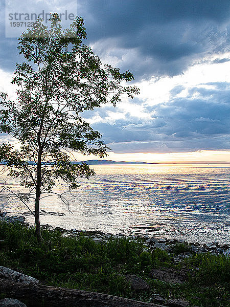 Lake Champlain  Burlington  Vermont  Neuengland  Vereinigte Staaten von Amerika  Nordamerika