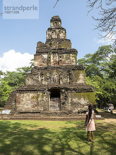 Die antike Stadt Polonnaruwa  UNESCO-Weltkulturerbe  Sri Lanka  Asien