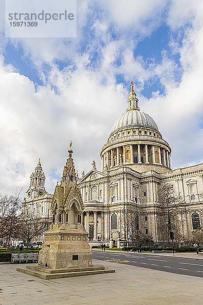 St. Pauls Cathedral  London  England  Vereinigtes Königreich  Europa