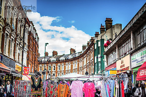 Brixton Market  London  England  Vereinigtes Königreich  Europa