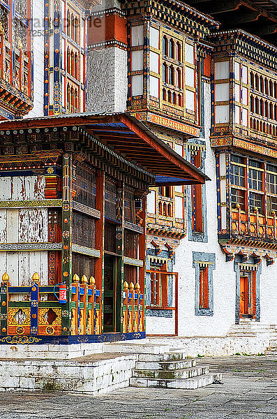 Kloster Kurji Lhakhang  Dorf Bumthang  Bhutan  Asien