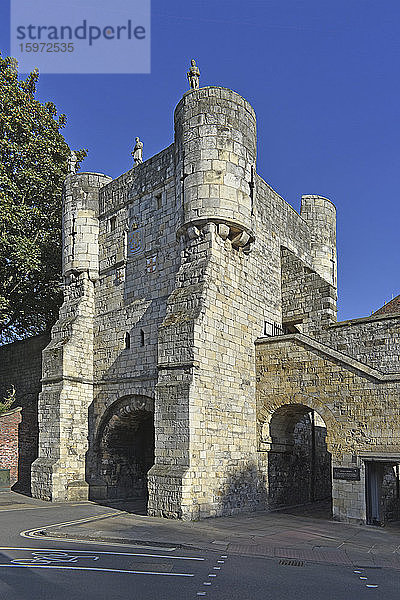 Bootham Bar  York  Yorkshire  England  Vereinigtes Königreich  Europa