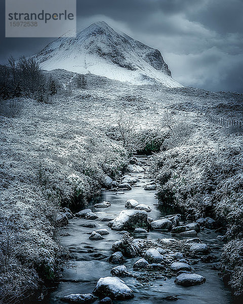 Isle of Skye im Winter  Innere Hebriden  Schottland  Vereinigtes Königreich  Europa