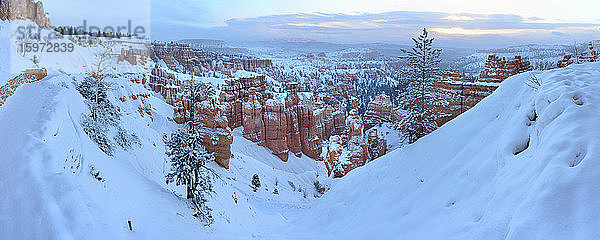 Bryce Canyon vom Sunset Point  Bryce Canyon National Park  Utah  Vereinigte Staaten von Amerika  Nordamerika