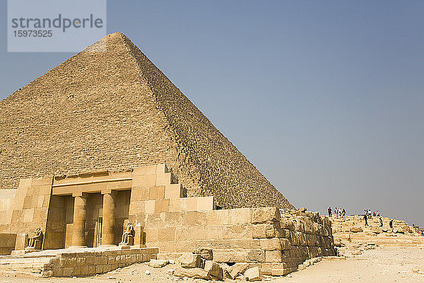 Grabmal (Mastaba) von Seshem Nefer Theti  Große Pyramiden von Gizeh  UNESCO-Weltkulturerbe  Gizeh  Ägypten  Nordafrika  Afrika