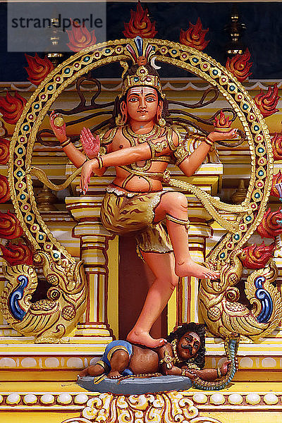 Shiva als Nataraj  Hindu-Tempel und Schrein der Batu-Höhlen  Kuala Lumpur  Malaysia  Südostasien  Asien