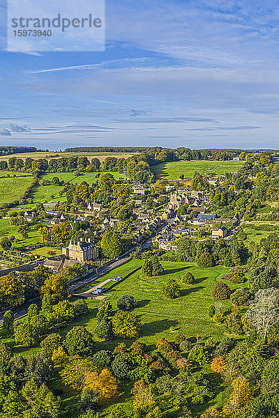 Bourton on the Hill  Cotswolds  Gloucestershire  England  Vereinigtes Königreich  Europa