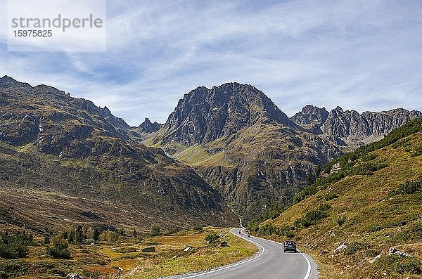 Silvretta Hochalpenstraße  Bielerhöhe  Silvretta Gruppe  Paznauntal  Galtür  Tirol  Österreich  Europa