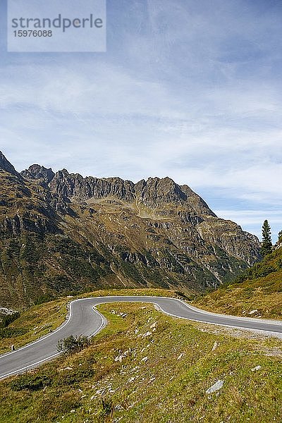 Silvretta Hochalpenstraße  Bielerhöhe  Silvretta Gruppe  Paznauntal  Galtür  Tirol  Österreich  Europa