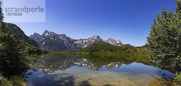 Almsee  Grünau im Almtal  Totes Gebirge  Salzkammergut  Oberösterreich  Österreich  Europa