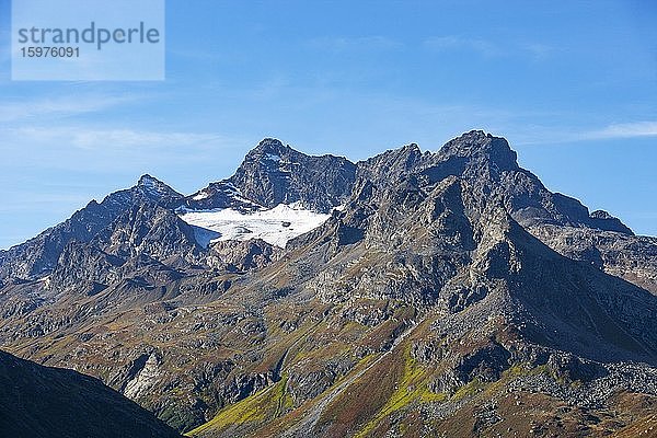 Schneekogel in der Silvretta Gruppe  Vorarlberg  Österreich  Europa
