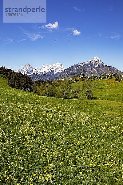 Vorderstoder  Region Pyhrn-Priel  Pyhrn-Eisenwurzen  Totes Gebirge mit Spitzmauer und Großer Priel  Traunviertel  Oberösterreich  Österreich  Europa