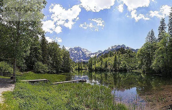 Großer Ödsee  Grünau im Almtal  Totes Gebirge  Salzkammergut  Oberösterreich  Österreich  Europa