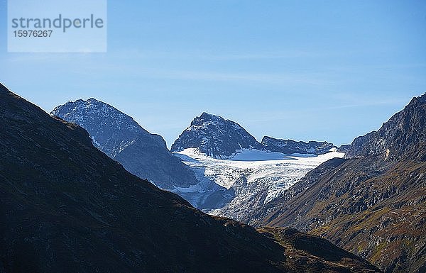 Piz Buin in der Silvretta Gruppe  Vorarlberg  Österreich  Europa