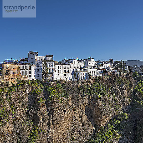 Spanien  Ronda  Altstadt am Kliff