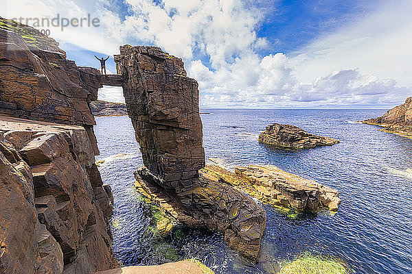 Schottland  Orkney-Inseln  Festland  Yesnaby sea stacks