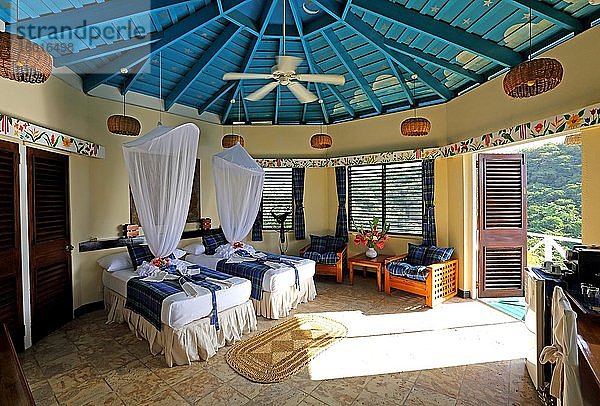Hotelzimmer des Anse Chastenet Hotels  Soufriere  St. Lucia  Kleine Antillen  Westindische Inseln  Karibik  Mittelamerika