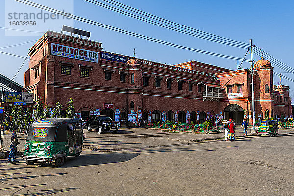 Historischer Bahnhof  Chittagong  Bangladesch  Asien