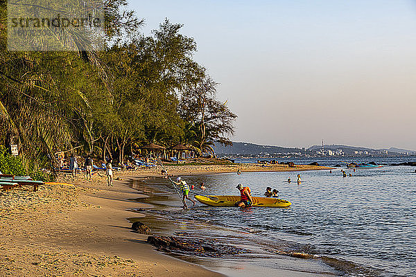 Strand von Ong Lang  Insel Phu Quoc  Vietnam  Indochina  Südostasien  Asien