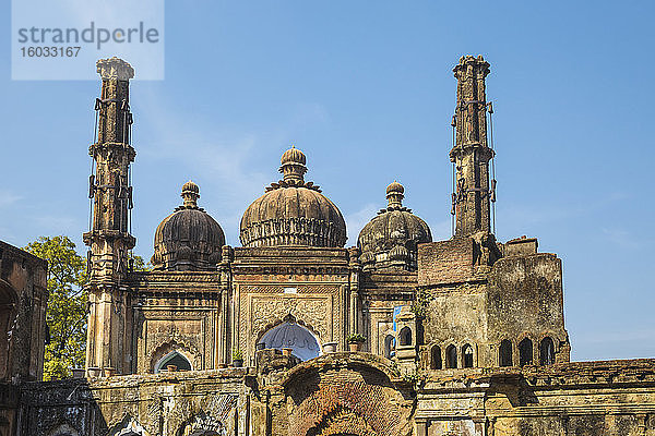 Britische Residenz  Antike Moschee  Lucknow  Uttar Pradesh  Indien  Asien