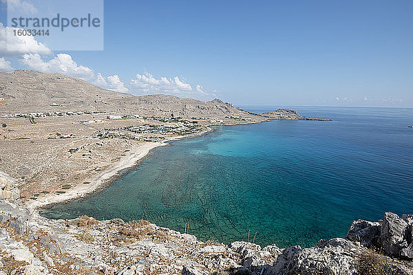 Ansicht der Bucht von Navarone  Rhodos  Dodekanes  Griechische Inseln  Griechenland  Europa