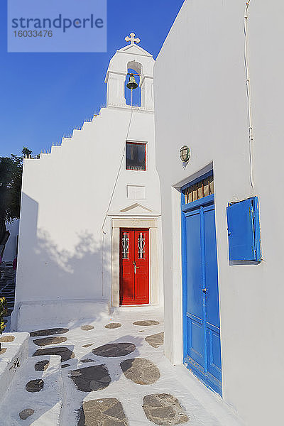 Griechisch-Orthodoxe Kapelle  Stadt Mykonos  Mykonos  Kykladen  Griechische Inseln  Griechenland  Europa