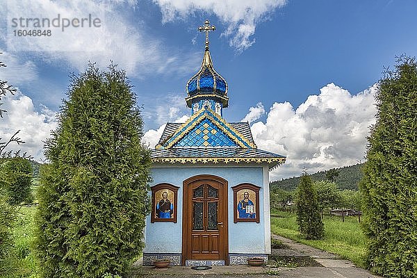 Kapelle der Kirche des Heiligen Kreuzes und des Heiligen Geistes  Nyzhnje Vysots'ke  Oblast Lwiw  Ukraine  Europa