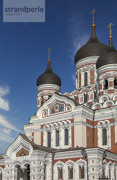 Europa  Baltische Staaten  Estland  Tallinn  Außenansicht der St.-Alexander-Newski-Kathedrale