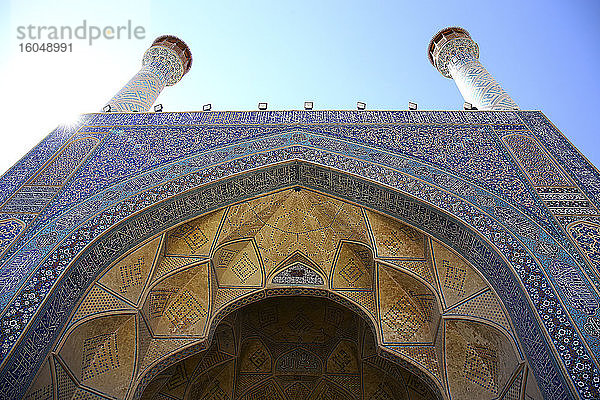 Außenansicht der Jameh-Moschee  Isfahan  Iran