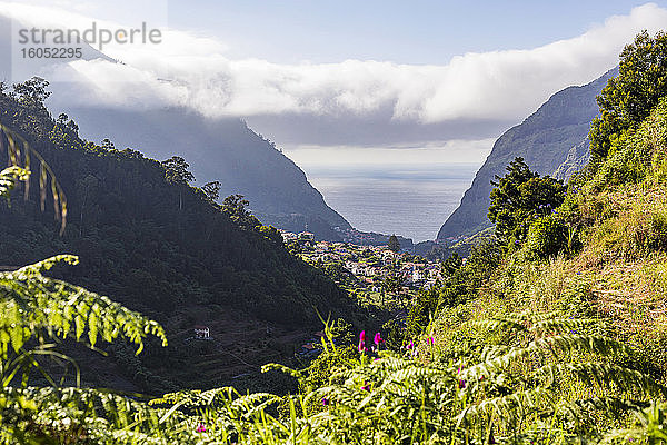 Portugal  Sao Vicente  Dorf auf der Insel Madeira im Sommer