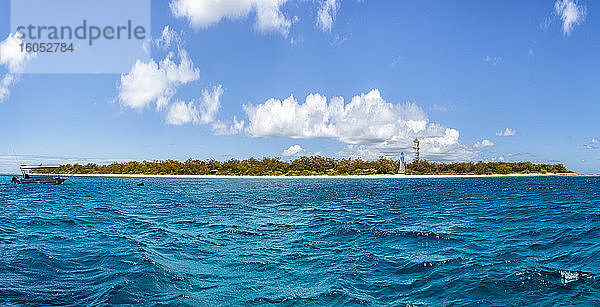Panoramablick auf Lady Elliot Island gegen den Himmel  Queensland  Australien