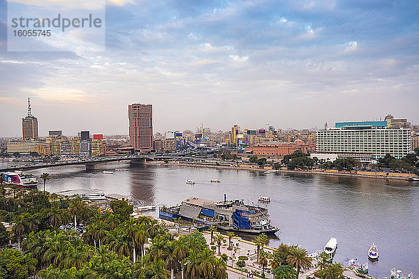Ägypten  Kairo  Nil  Tahrir-Platz und Gartenstadt