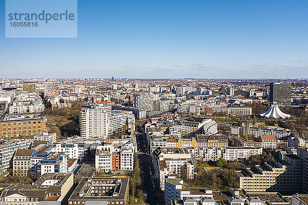 Deutschland  Berlin  Luftaufnahme des Bezirks Kreuzberg