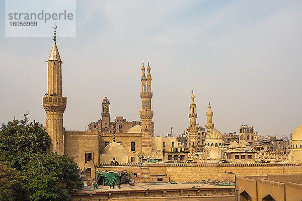 Ägypten  Gouvernement Kairo  Kairo  Minarette der Al-Azhar-Moschee