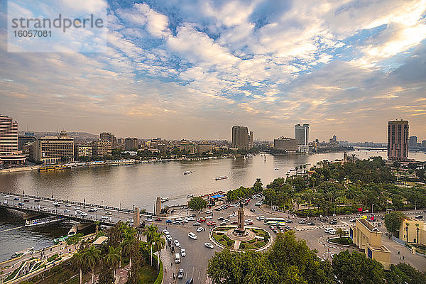 Ägypten  Kairo  Nil  Tahrir-Platz und Gartenstadt