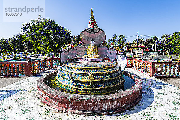 Myanmar  Kachin-Staat  Aung Zay Yan Aung-Pagode  Drachenbrunnen