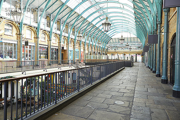 UK  England  London  Leerer Markt in Covent Garden